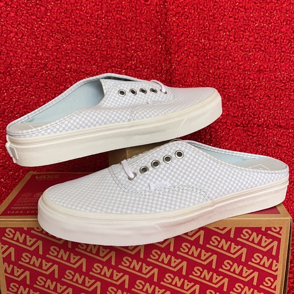 Vans Authentic Mule Pastel Checkerboard MENS - Picture 9 of 16